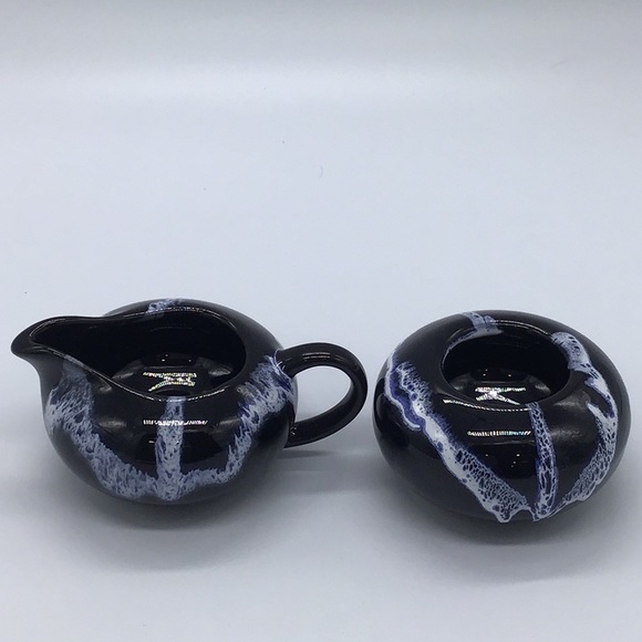 Rare Blue Mountain Pottery Granite Glaze Tea Set - Picture 11 of 15